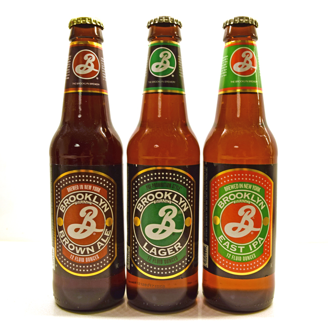 3 bottles of Brooklyn Beer