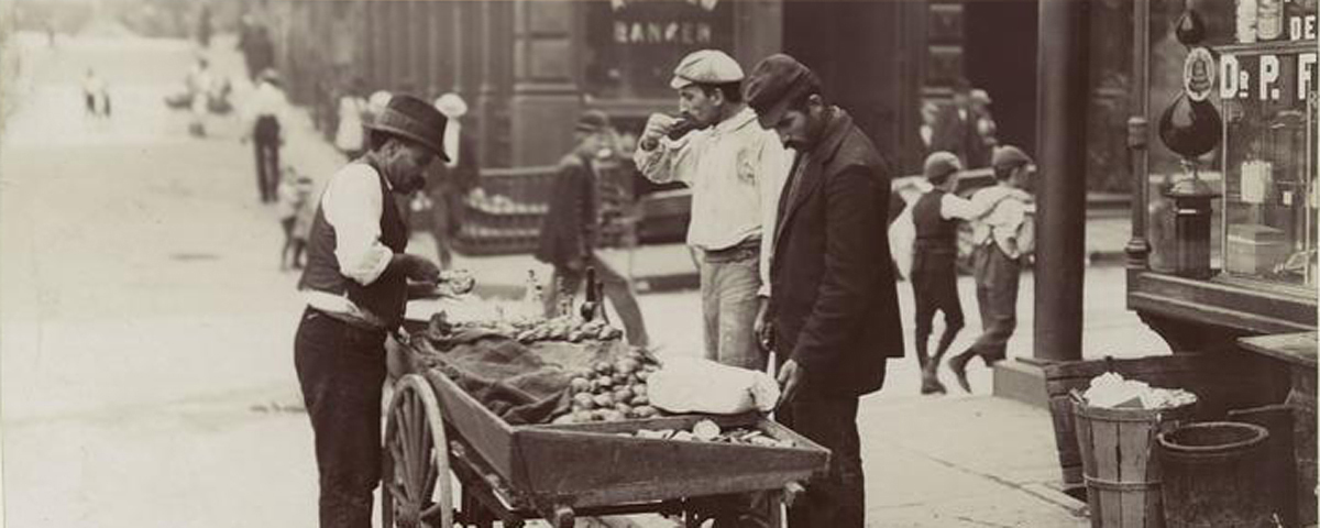 peddlers in New York City 19th c.